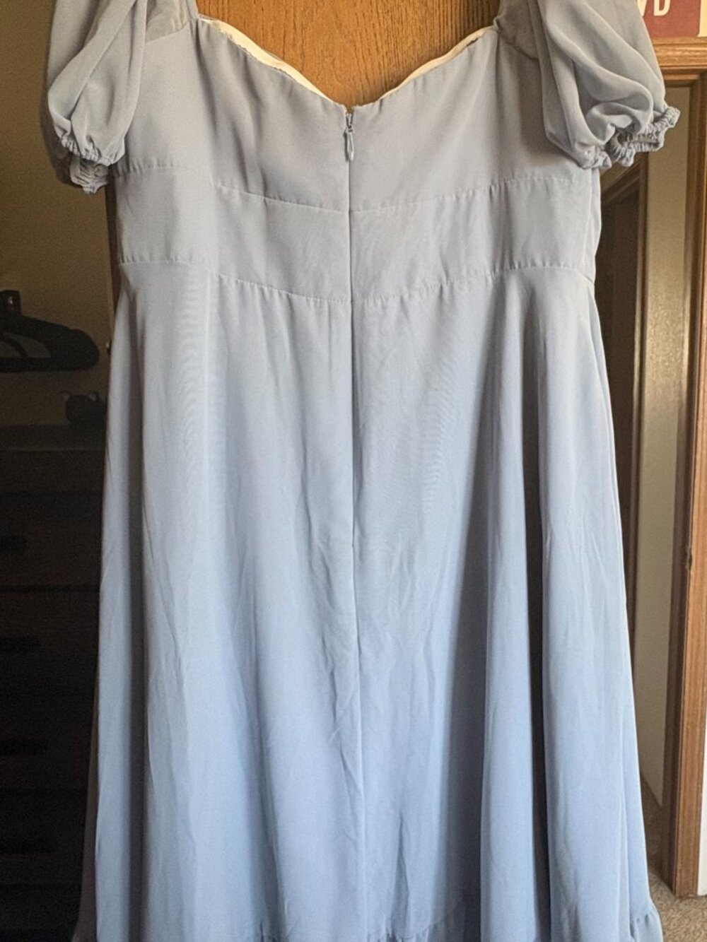 Baby Blue Midi Dress - Picture 2 of 2